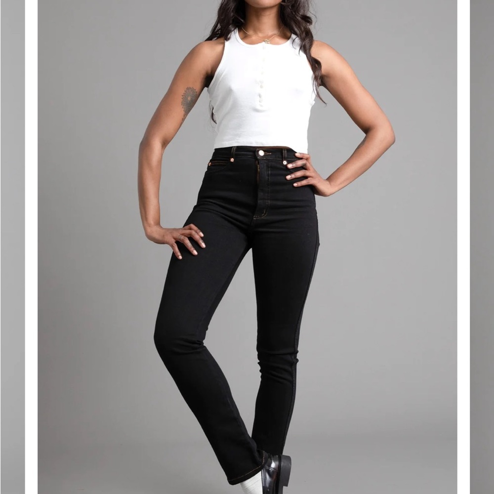 Judi Rosen Stretch Judi Jean - Black, 32